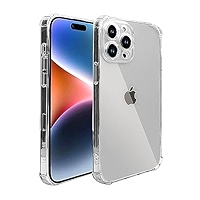 DIAO79NI for iPhone 13 Pro Case, Clear Transparents Silicone TPU